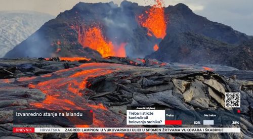 Vulkanska aktivnost na Islandu
